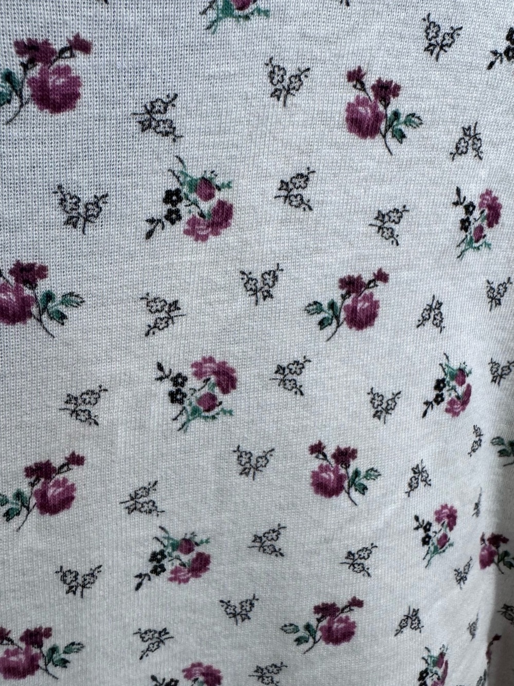 Lauren Ralph Lauren Cotton Floral Knit Nightshirt Pajama Dress XL - Picture 8 of 13
